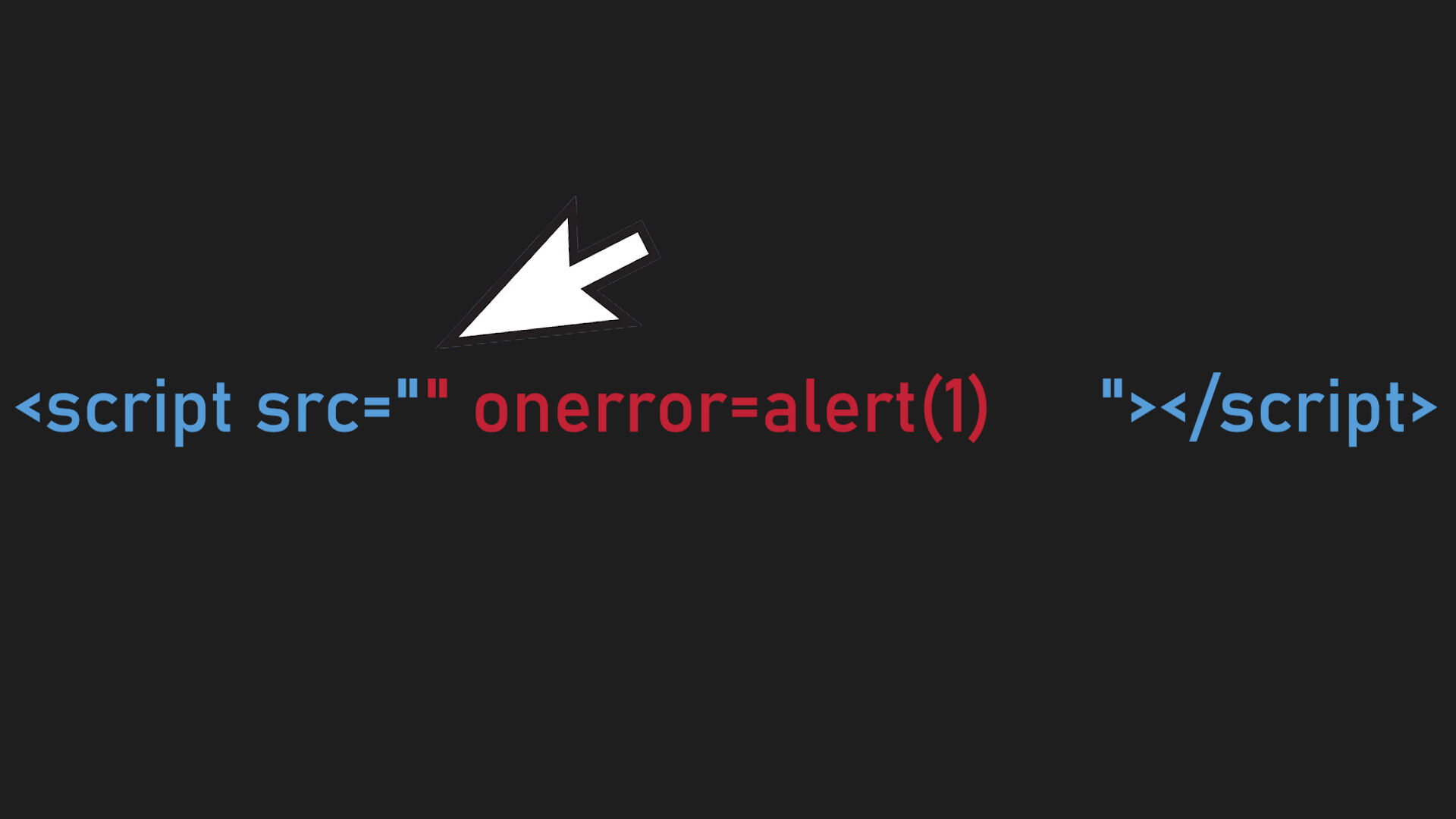 XSS z cudzysłowem